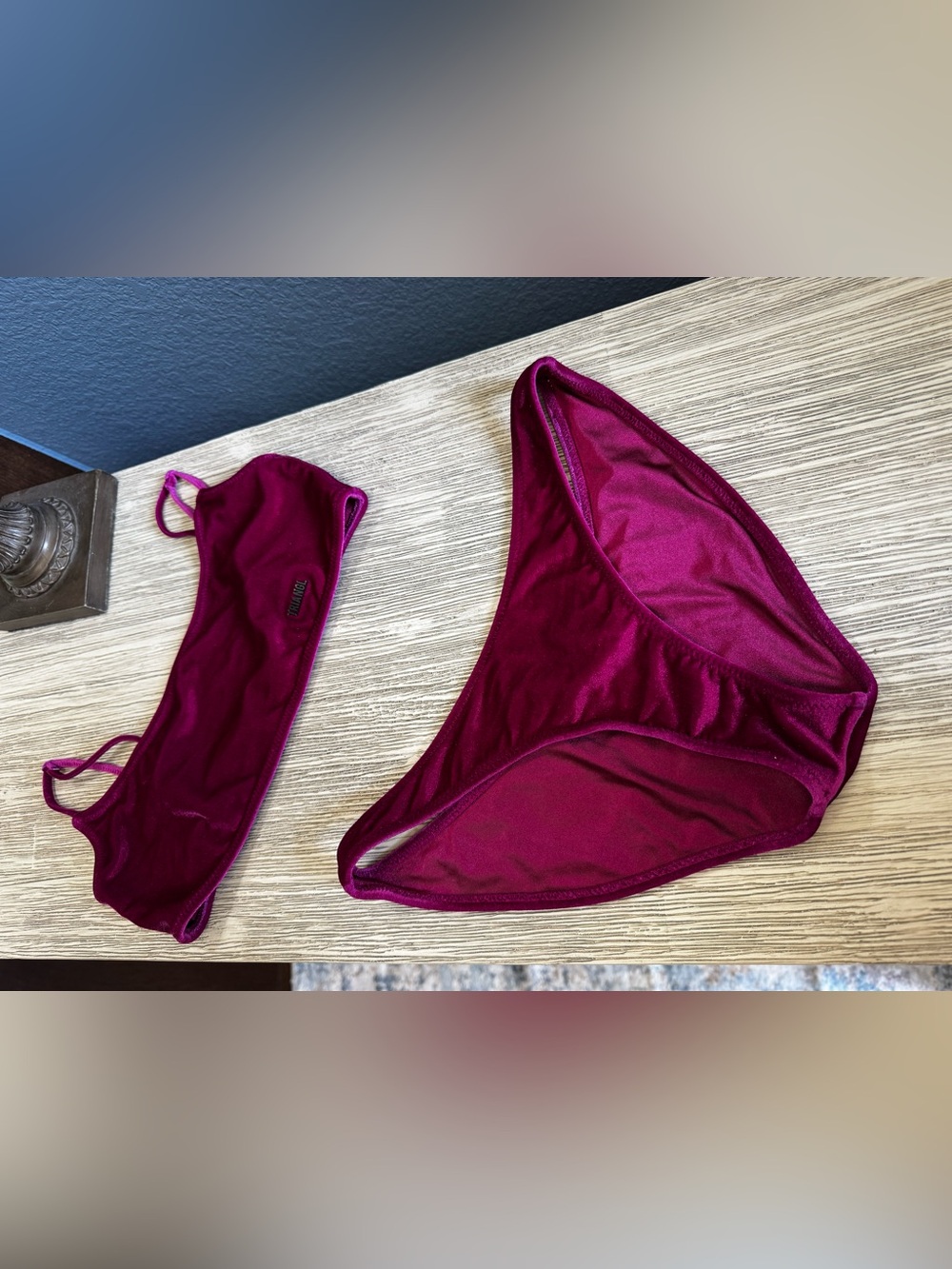 triangl swimwear Deep Berry Two-Piece Bikini Set